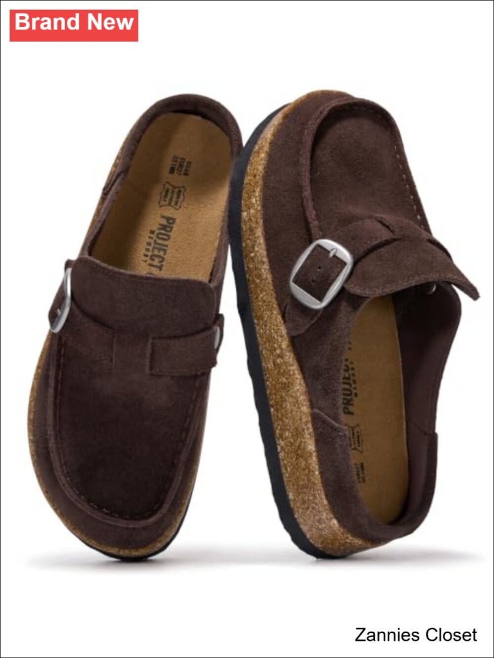 ✨Project Cloud Genuine Leather Mocc Women Non-Slip Mules Comfortable